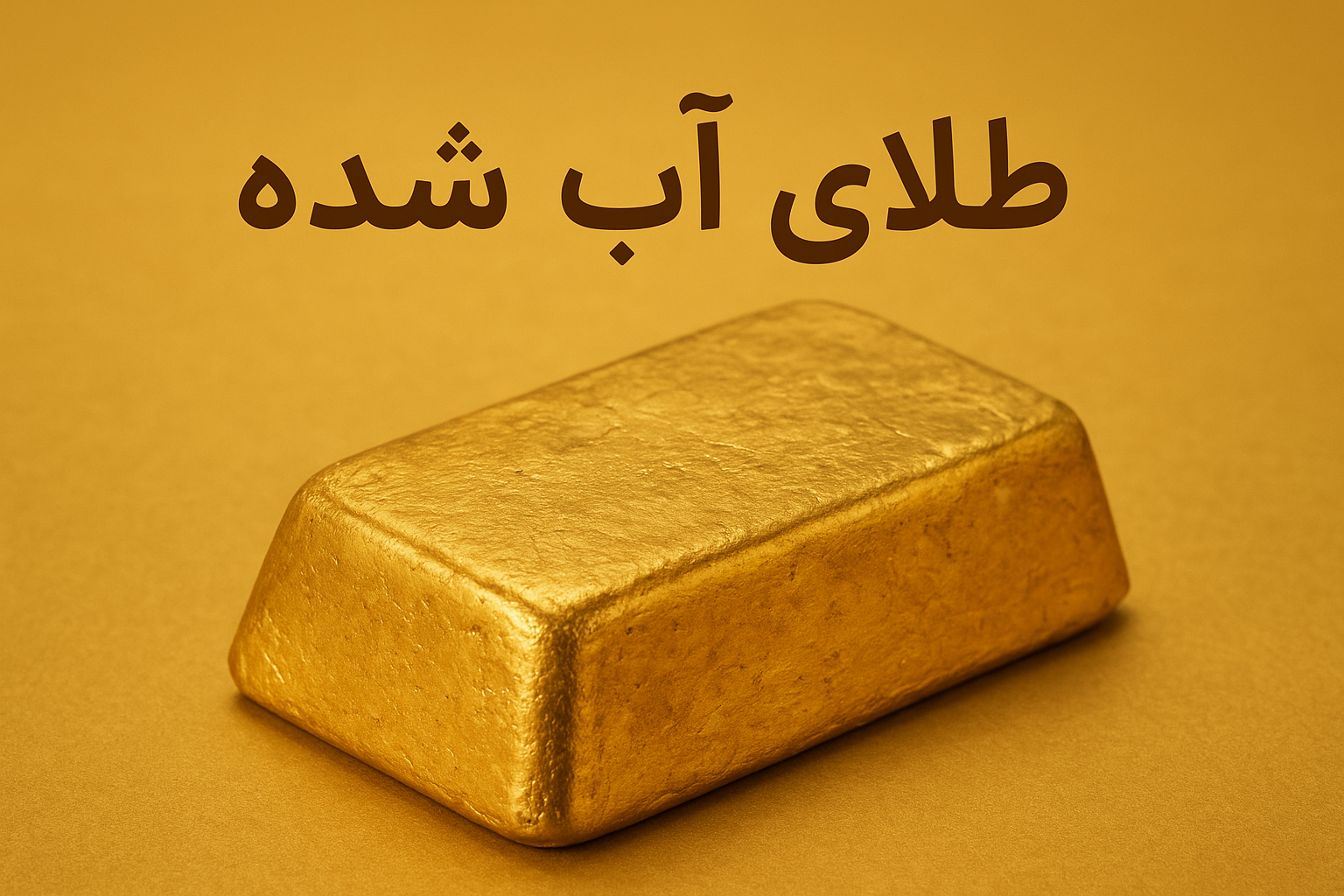 طلای آب شده